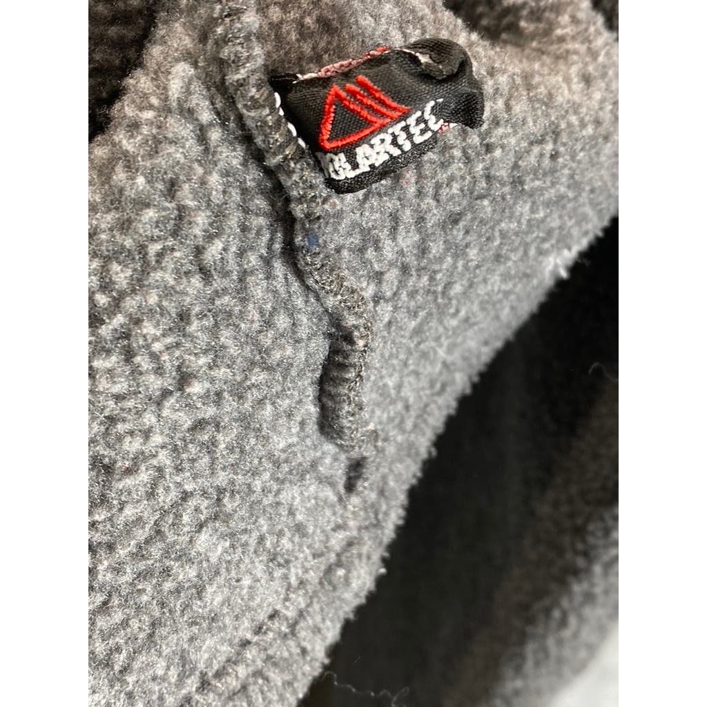L.L. BEAN Men's Gray Polartec Regular-Fit Zip-Up Stand Collar Sweater SZ M