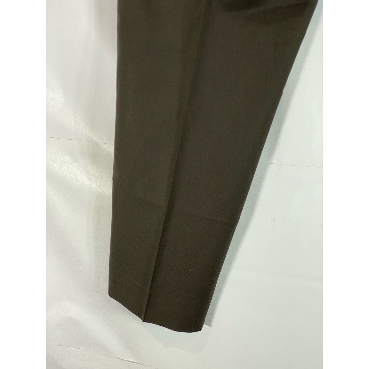 LAUREN RALPH LAUREN Men's Brown Wool Total Comfort Flat Front Pants SZ 38X32