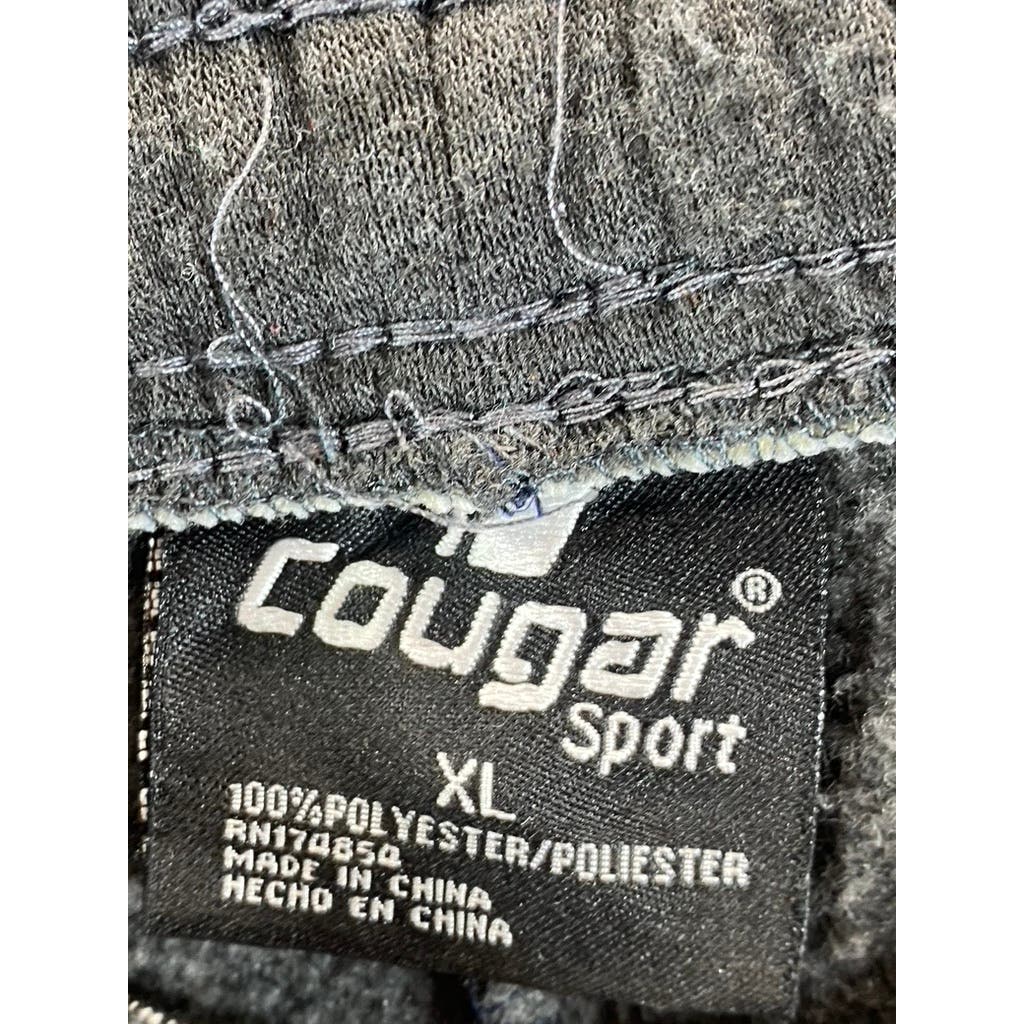 COUGAR SPORT Men's Charcoal Elastic Waist Pull-On Jogger Pants SZ XL