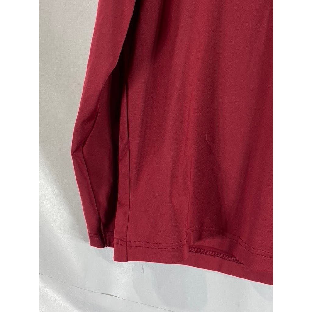 BROOKS BROTHERS Men's Red Crewneck 1818 Graphic Long Sleeve T-Shirt SZ S