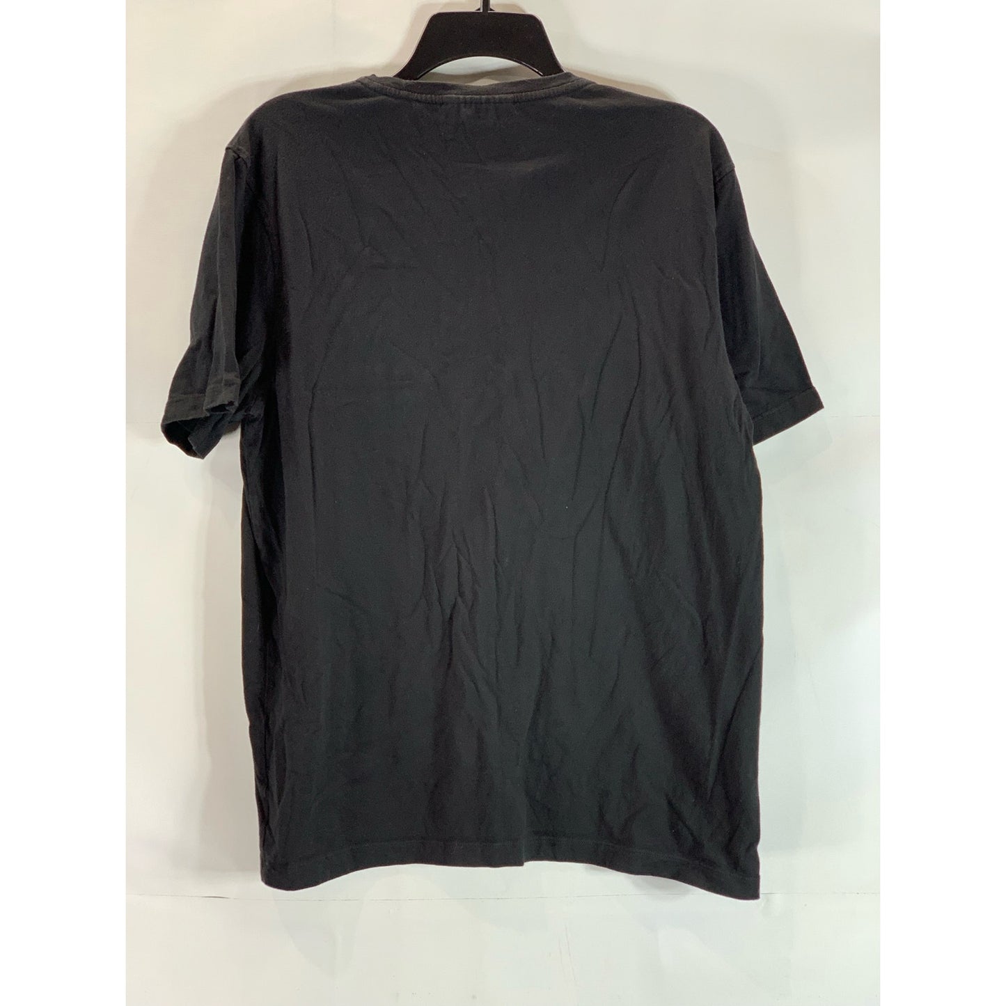 MICHAEL KORS Men's Solid Black Crewneck Casual Short Sleeve T-Shirt SZ L