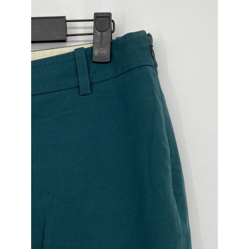 T, BABATON Women’s Dark Green Slim-Leg Regular-Fit Pant SZ 4