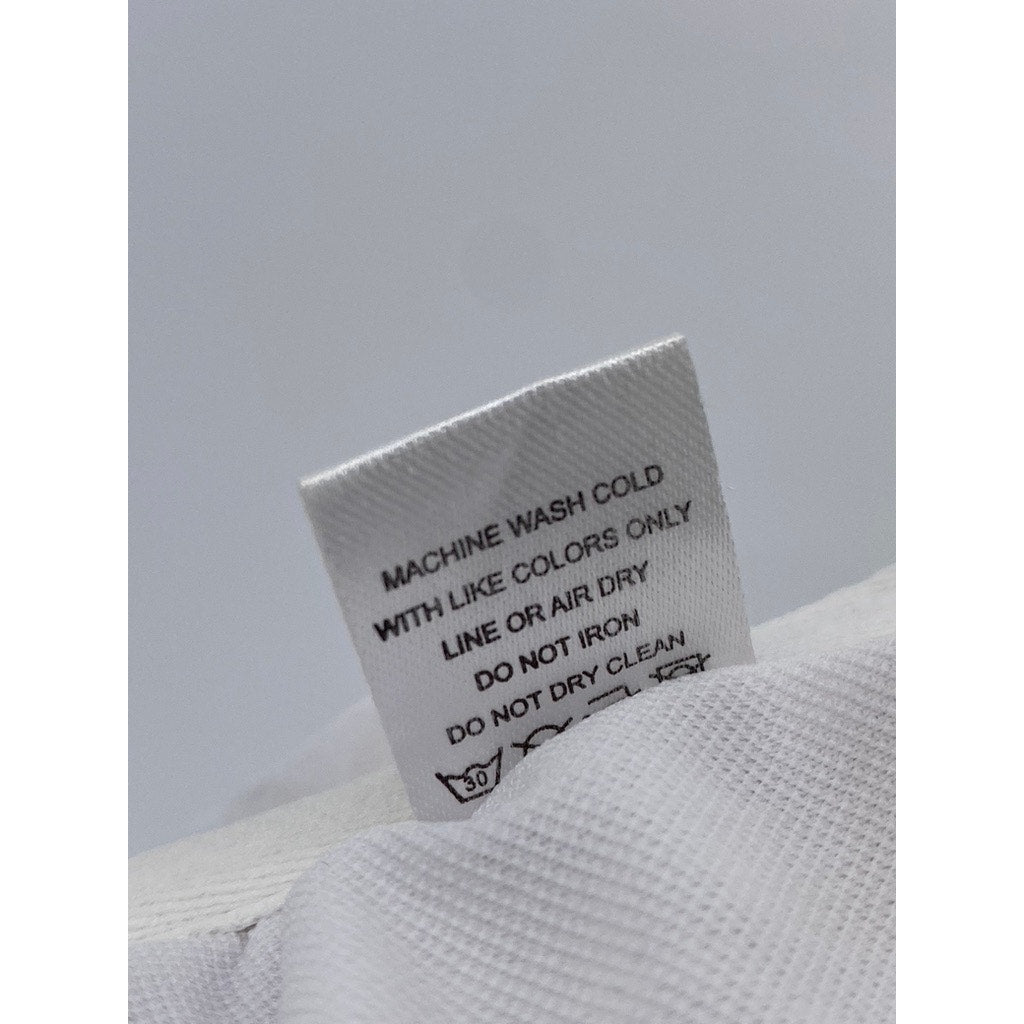 UNBRANDED Women's White Floral Bathing Suit Top Size XL
