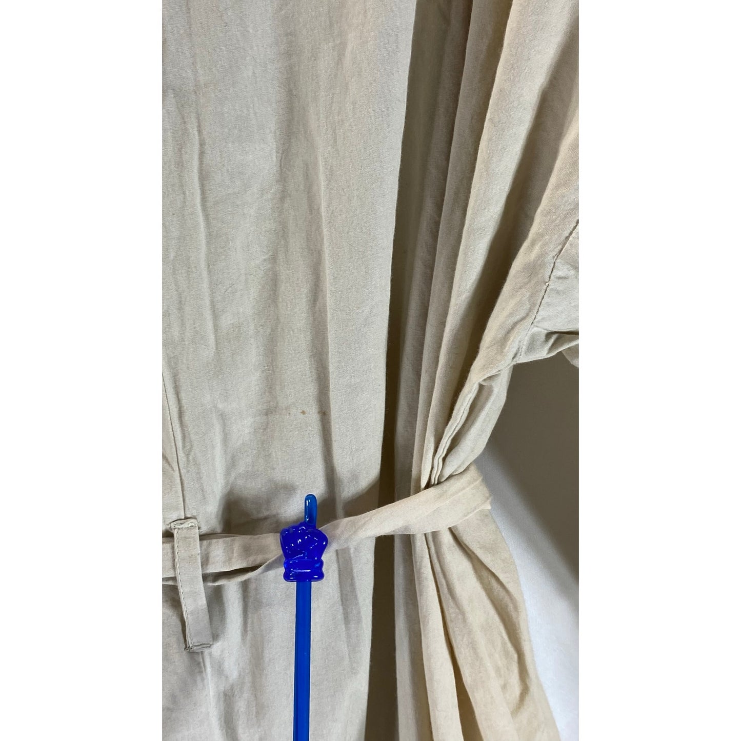 FREE PEOPLE X Revolve Women's Beige Cameron Shirt Tie-Waist One Piece SZ M