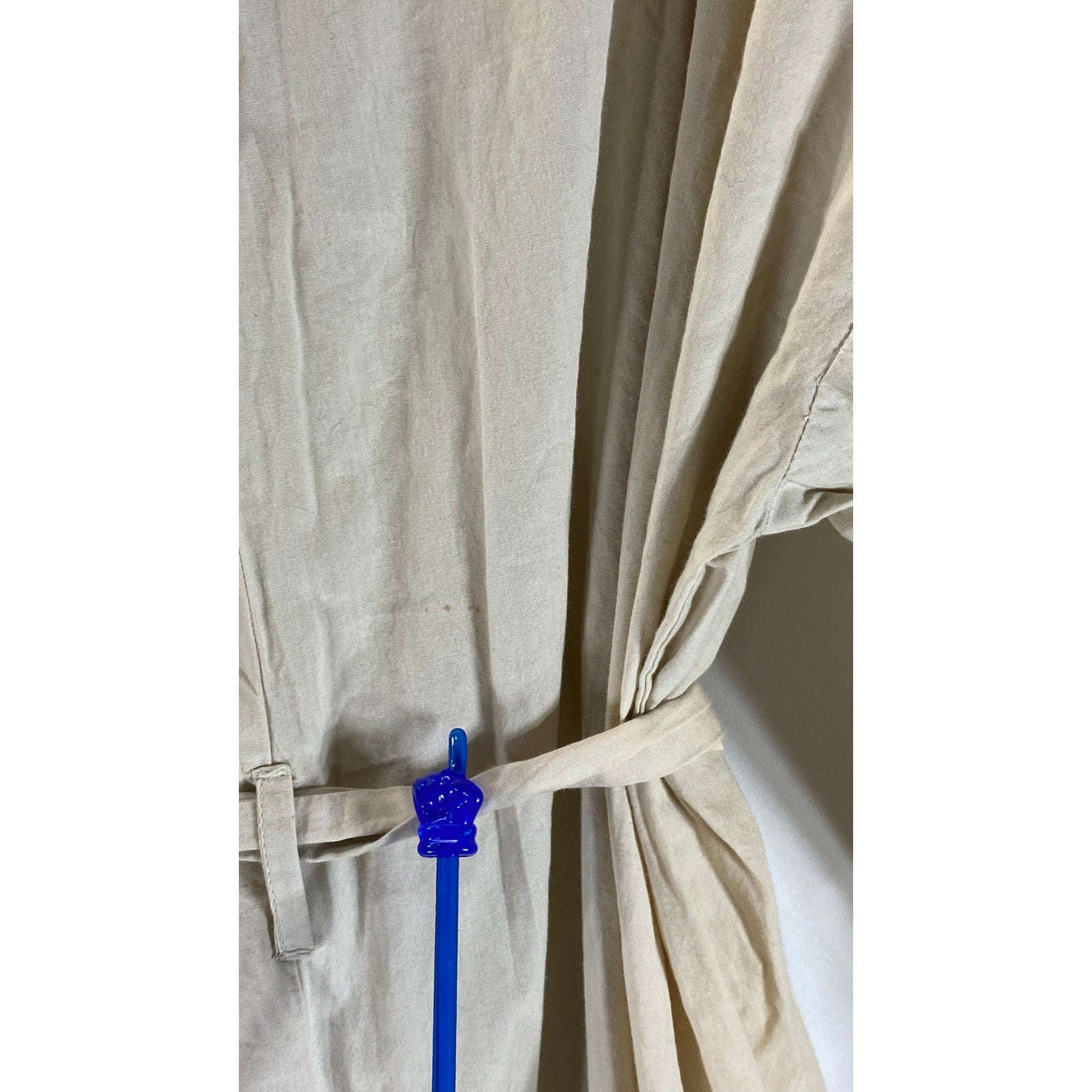 FREE PEOPLE X Revolve Women's Beige Cameron Shirt Tie-Waist One Piece SZ M