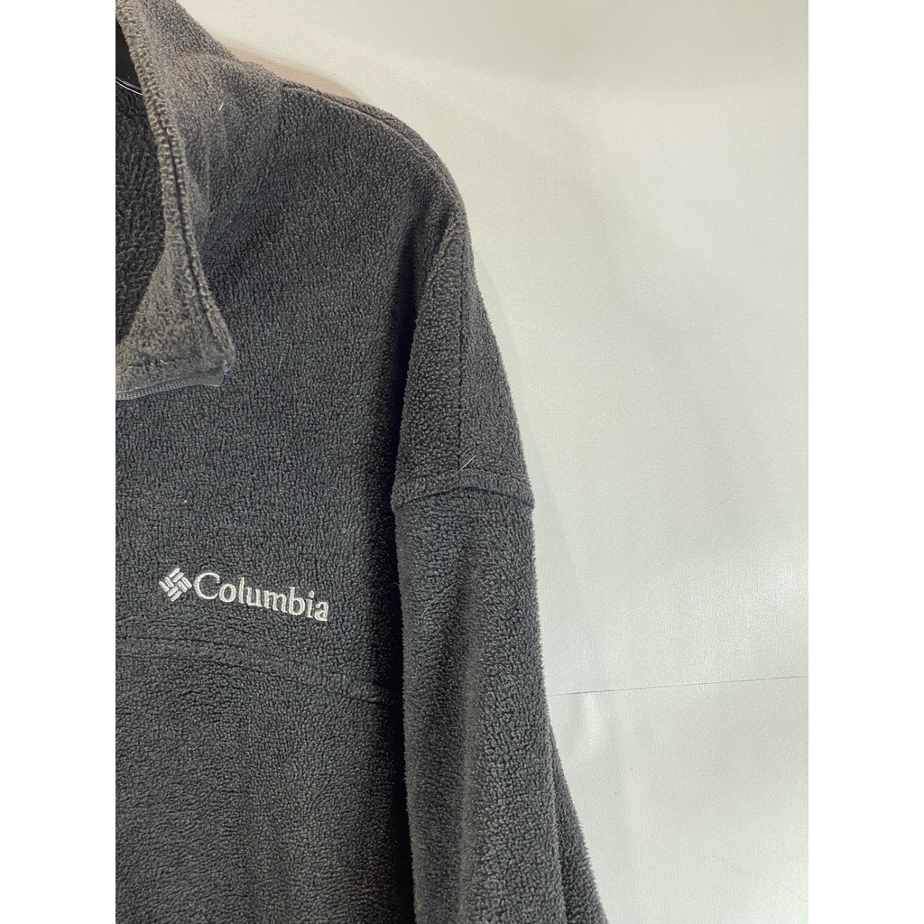 COLUMBIA Sportswear Men's Gray Granite Mountain Fleece Zip-Up Jacket SZ 2XL