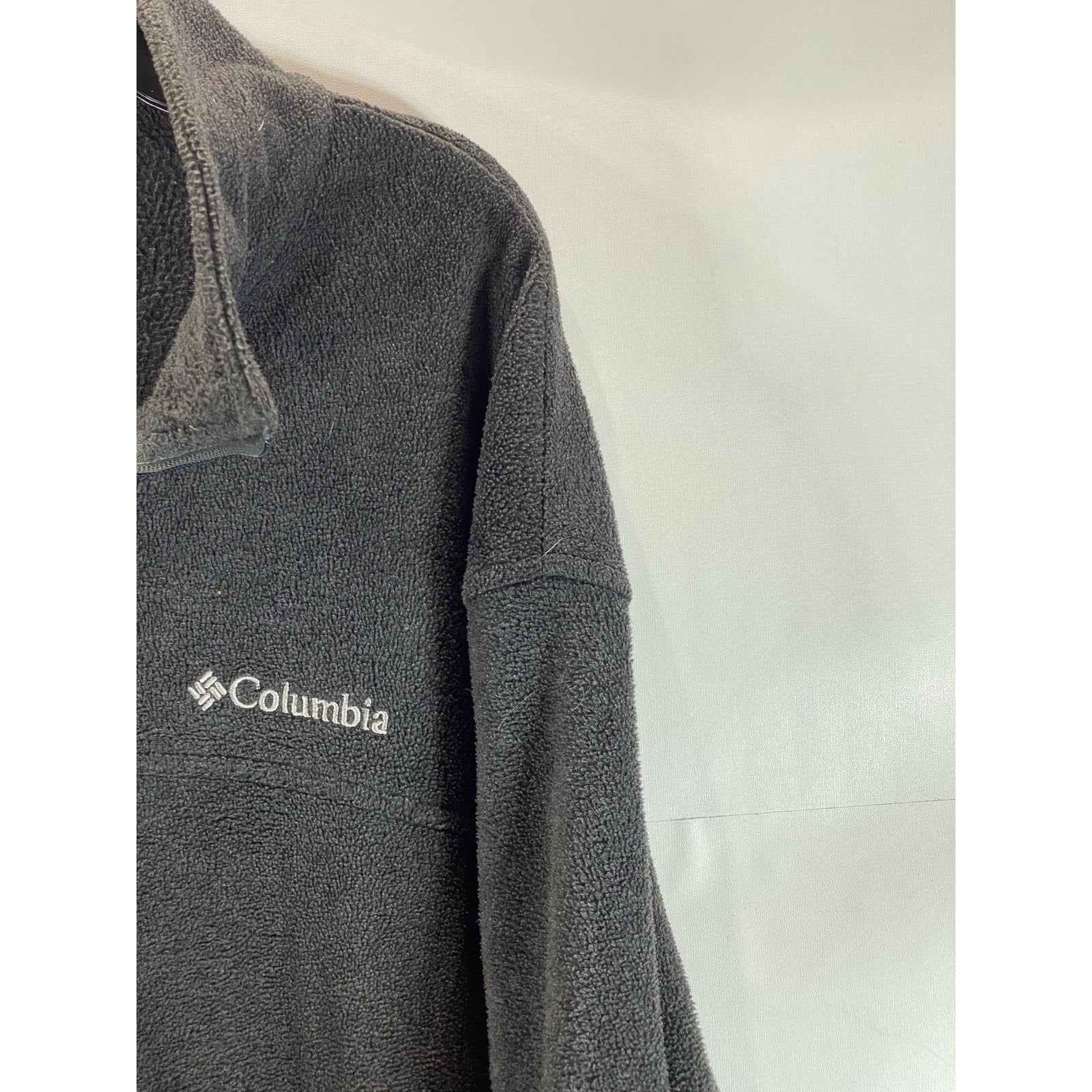 COLUMBIA Sportswear Men's Gray Granite Mountain Fleece Zip-Up Jacket SZ 2XL