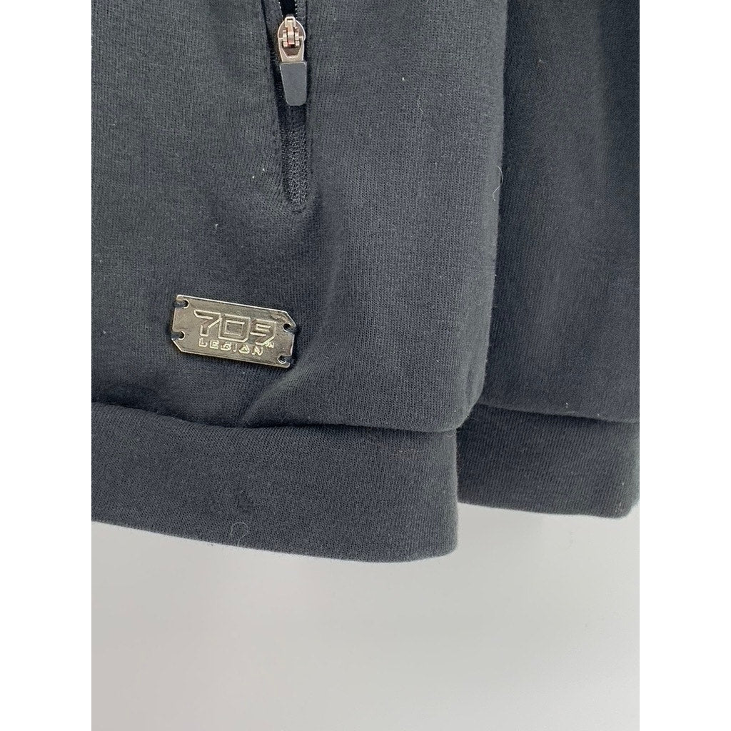 STAR WARS Men's Black Protect The Galaxy First Order Patch Sweater SZ S