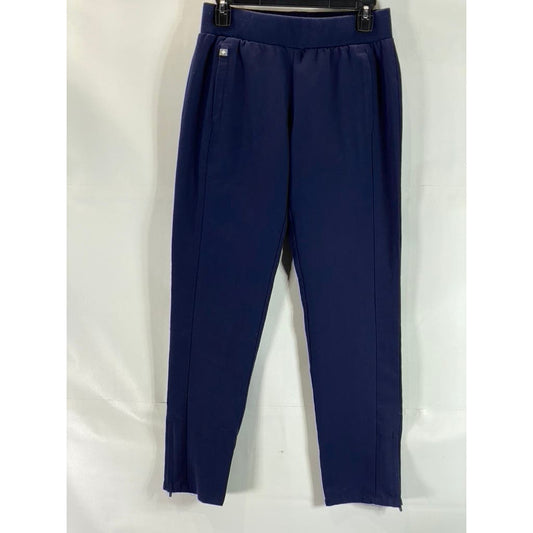 FIGS Technical Collection Women's Navy Tidore Zipper-Hem Scrub Pants SZ XS