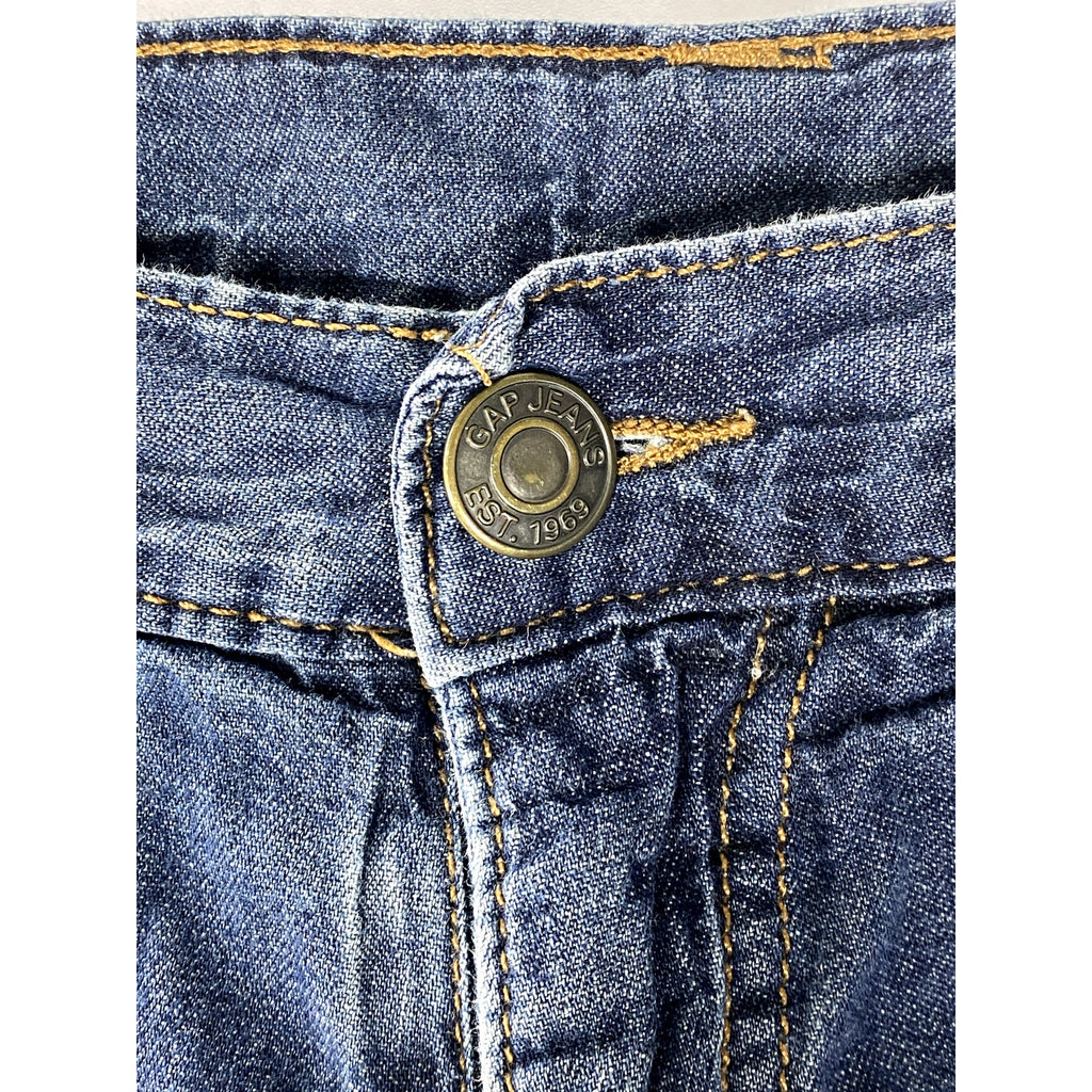 GAP Men's Dark Blue Denim Straight-Leg Five-Pocket Jean SZ 32X30