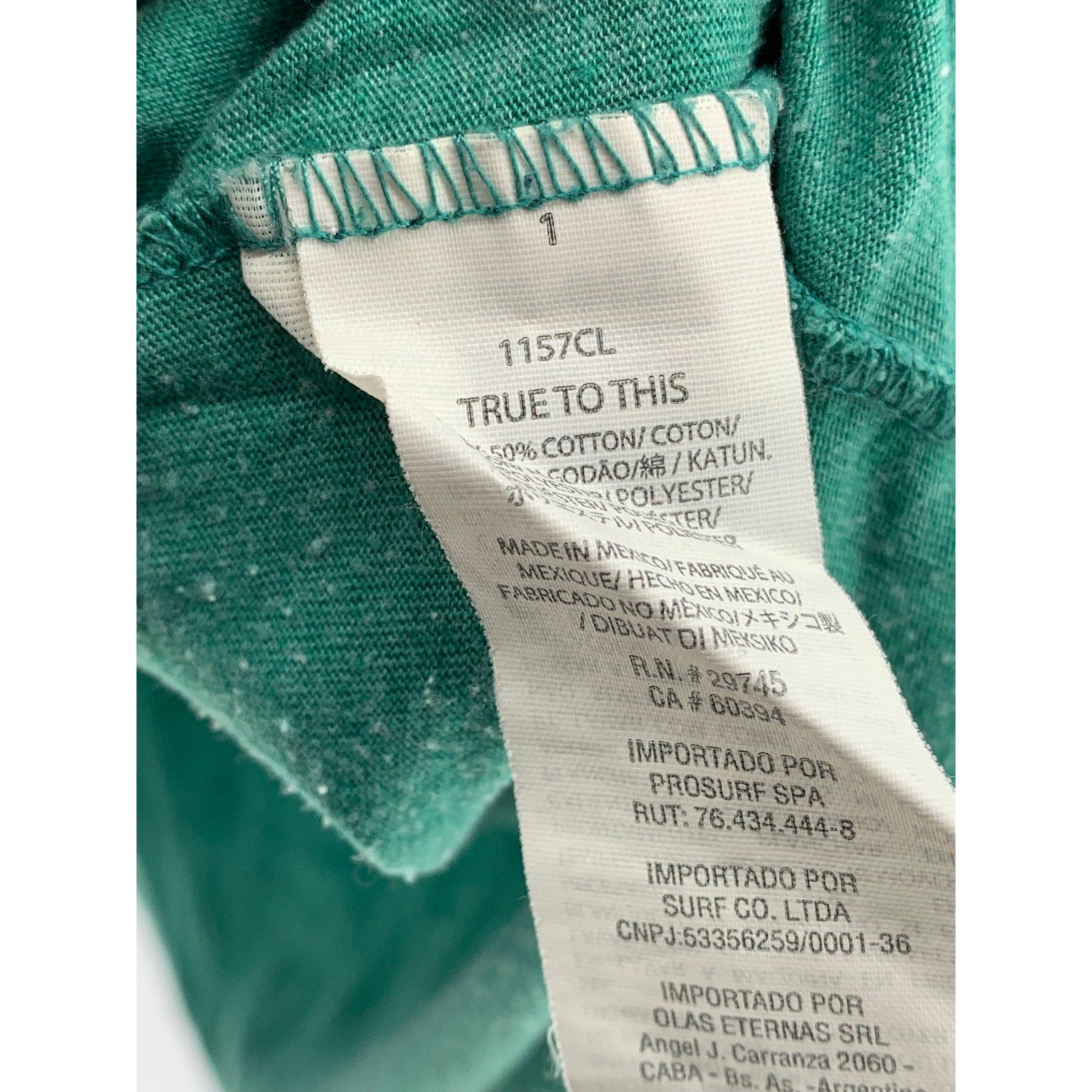 VOLCOM Men's Green Interference Crewneck Short Sleeve Modern Fit T-Shirt SZ L