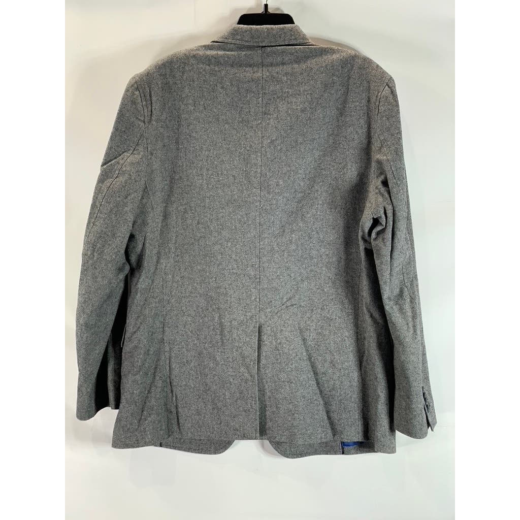 BANANA REPUBLIC Men's Grey Heather Donegal Tailored-Fit Two-Button Blazer SZ 44R