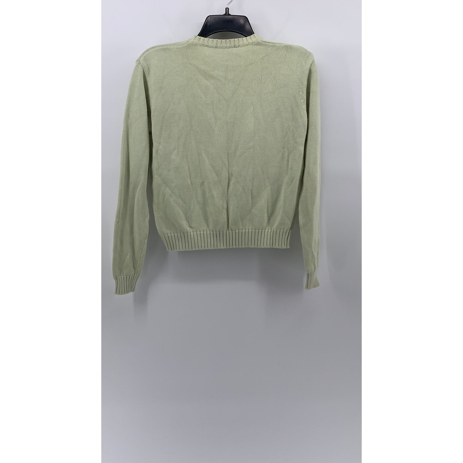 BRANDY MELVILLE Women's Light Green Knit Crewneck Long Sleeve Sweater SZ OS