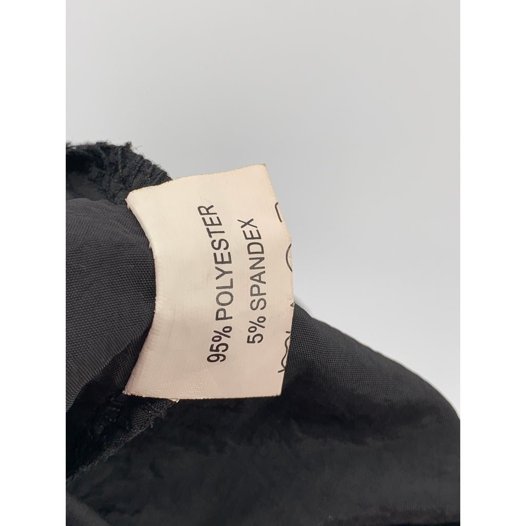 UNBRANDED Men's Black Bungee-Cord Pull-On Cargo jogger Pant SZ S