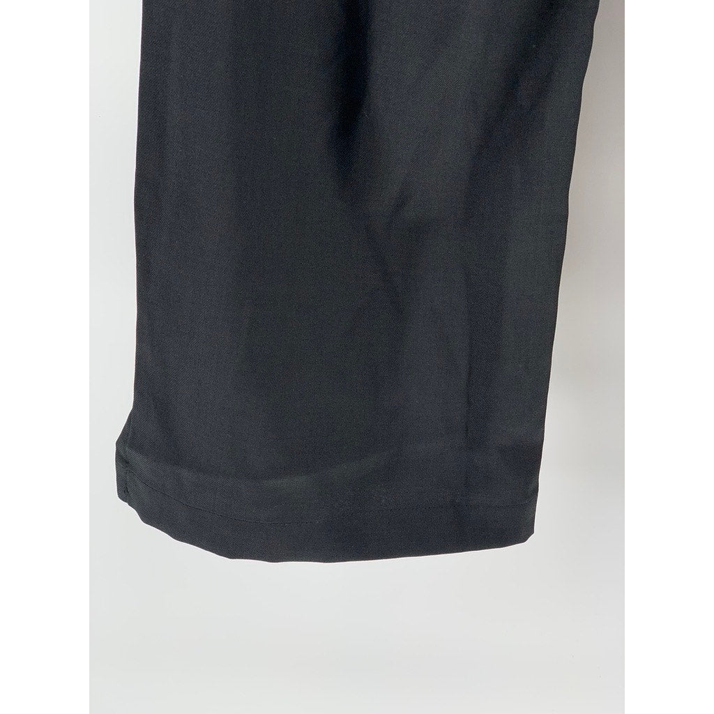 EDWARDS Women's Black Solid Wide Leg Uniform Pants SZ L