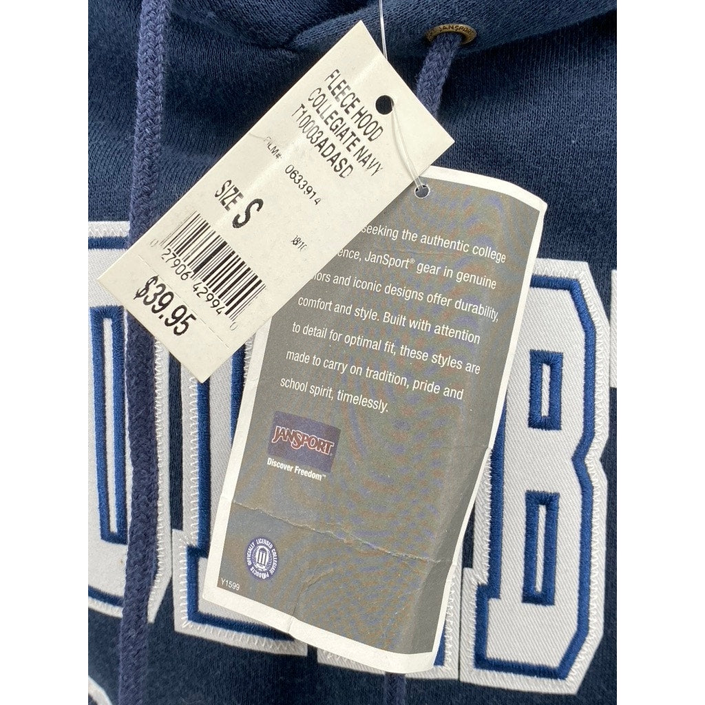 JANSPORT Women's Navy Middlebury College Classic Pullover Hoodie SZ S