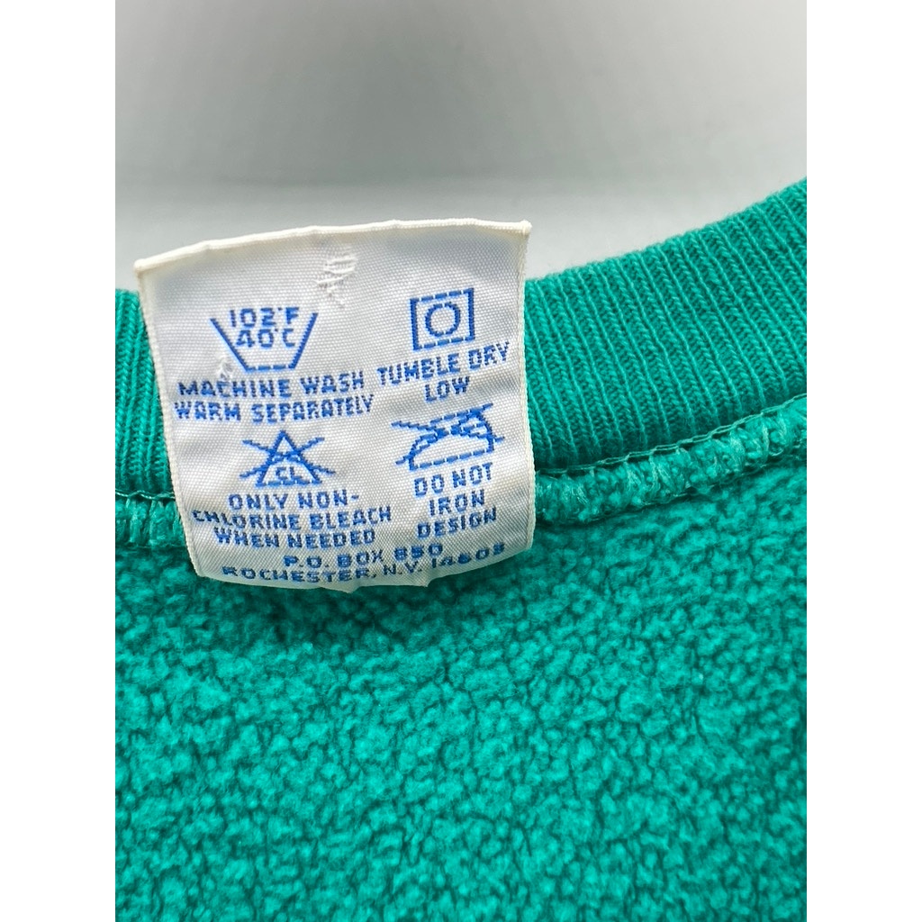 CHAMPION Men's Green Vintage Crewneck Reverse Weave Long Sleeve Sweatshirt SZ2XL