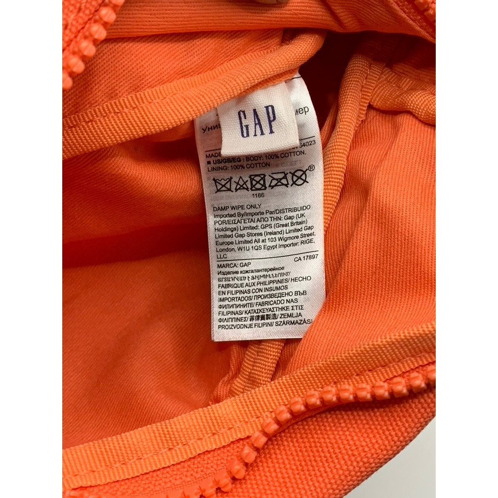 GAP Women's Orange Cerise Canvas Adjustable Belt Fanny Pack SZ OS