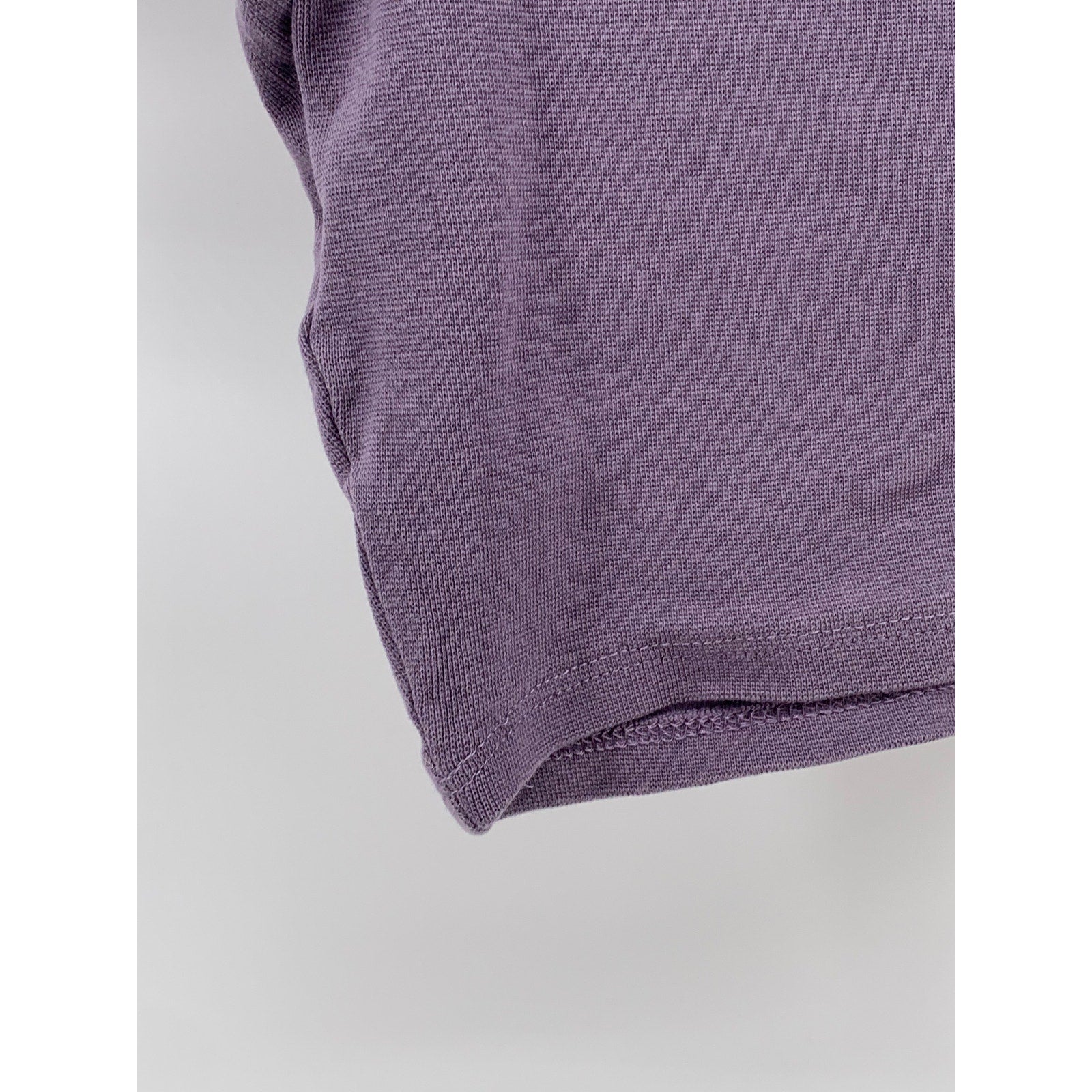 ZARA Women's Lavender Purple Casual Crewneck Short Sleeve Knit Cropped Top SZ S