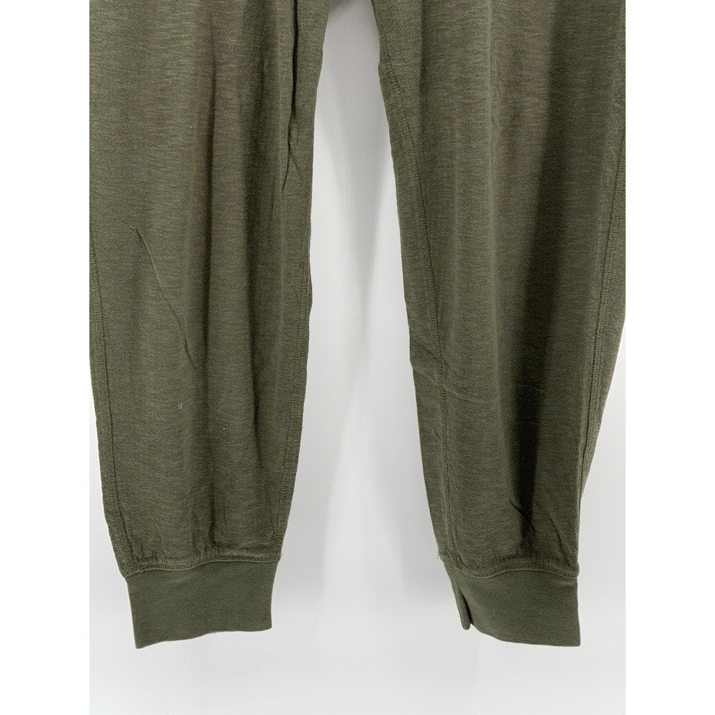 J.CREW Men's Olive Green Drawstring Double-Knit Pull-On Jogger Pant SZ L