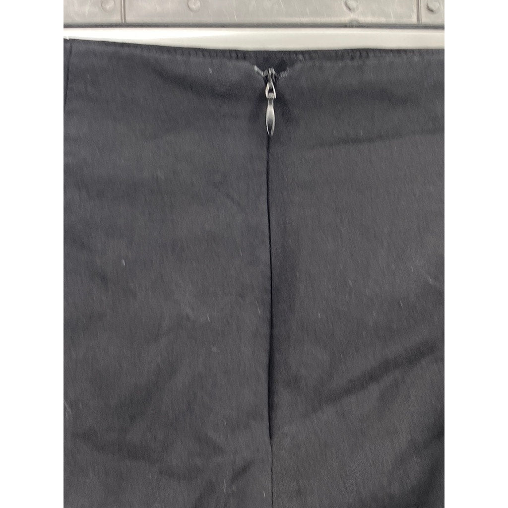 FOREVER 21 Women's Black Solid Straight Mini Skirt SZ S