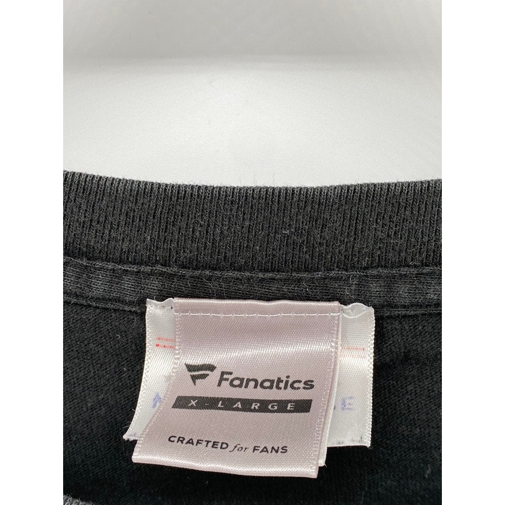 FANATICS Men's Black New York Yankees Logo Crewneck Short Sleeve T-Shirt SZ XL