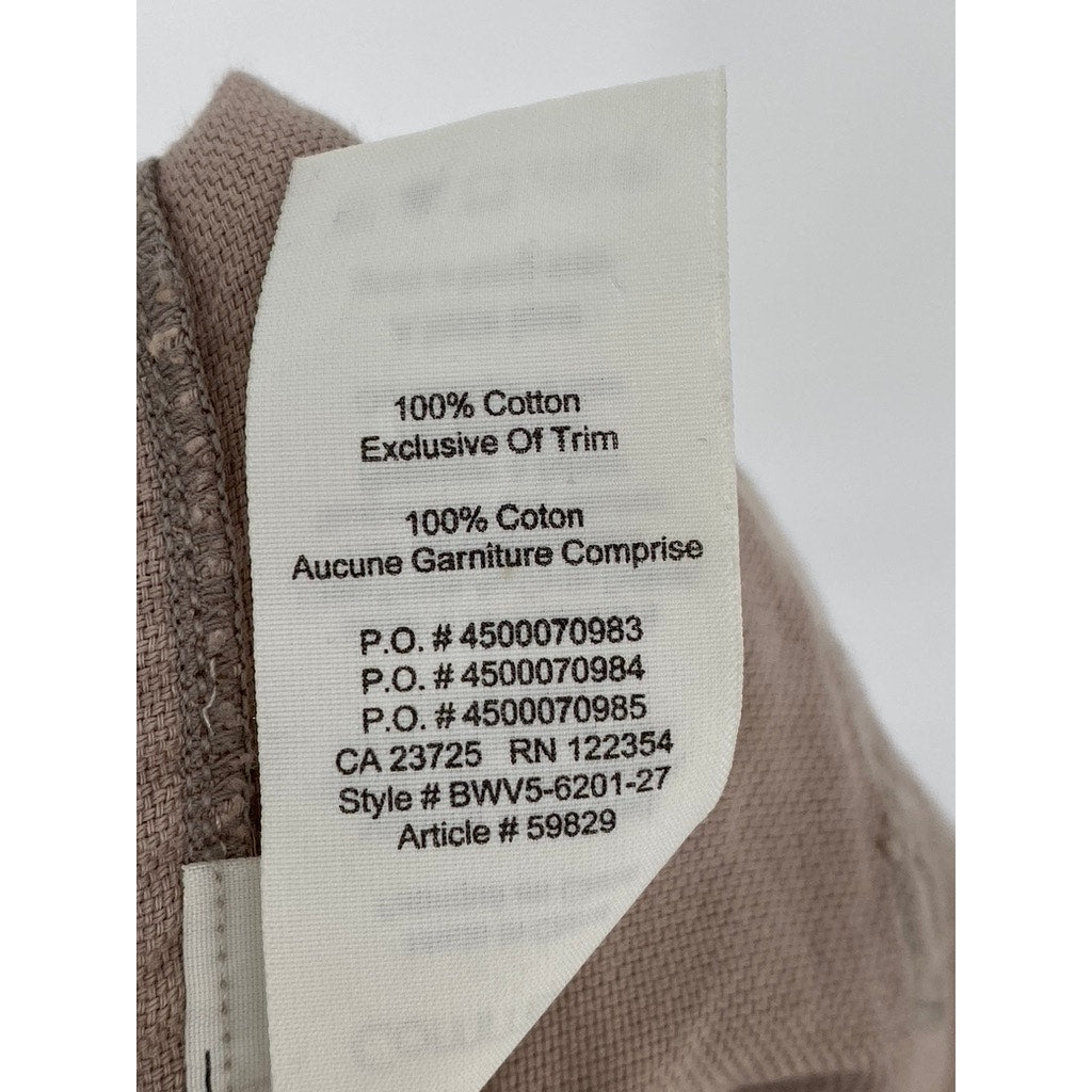 COMMUNITY Women's Light Brown Cotton Drawstring Waist Casual Lounge Shorts SZ S