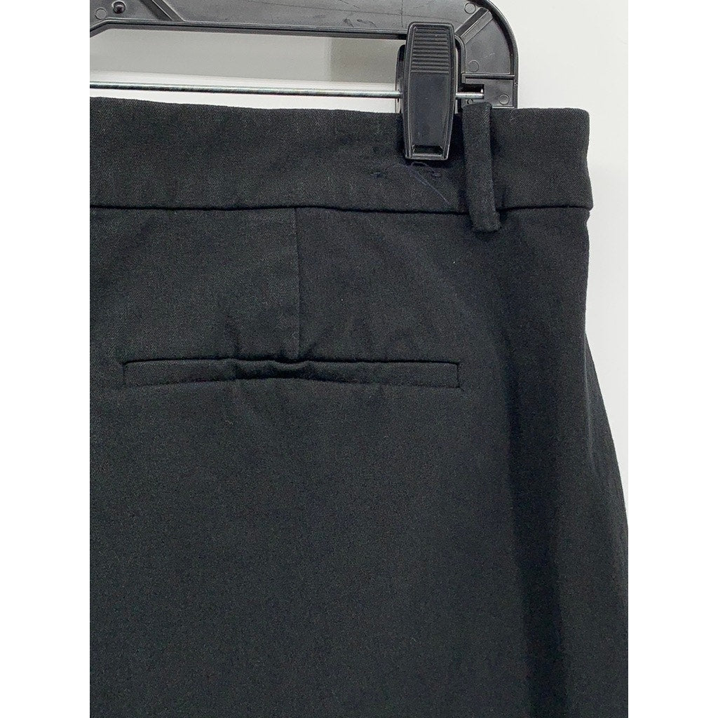 J.CREW Women's Black Solid Straight-Leg Kallie Ankle Pant SZ 14