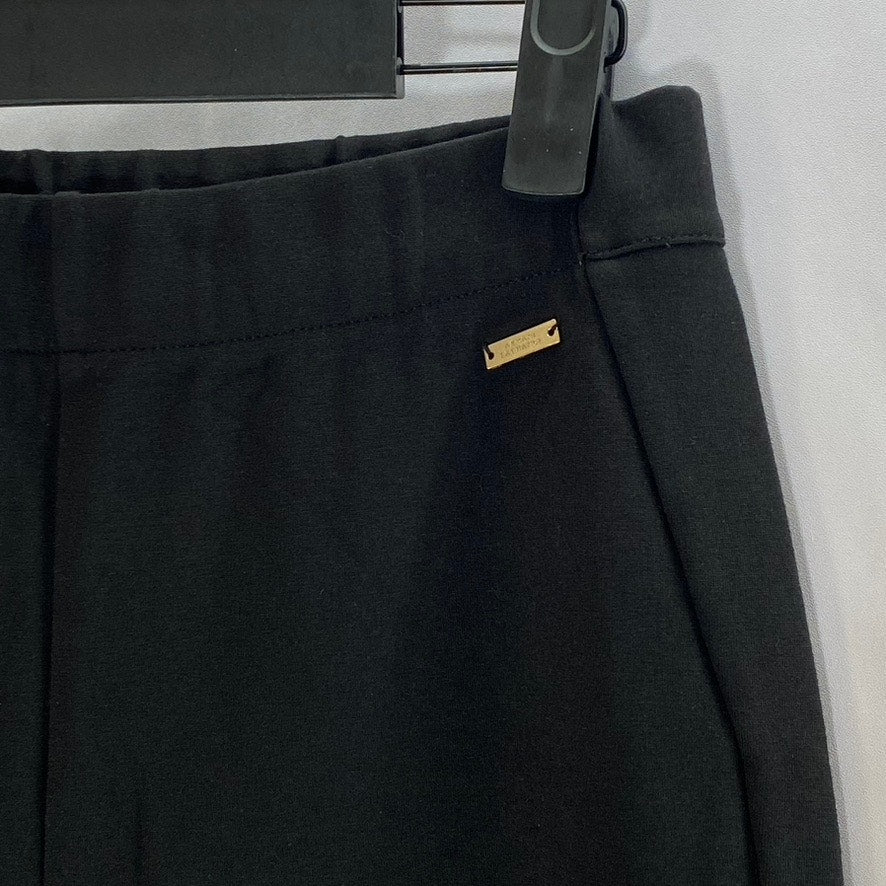 A|X ARMANI EXCHANGE Women's Black Side-Zipper Elasticized-Waist Leggings SZ S