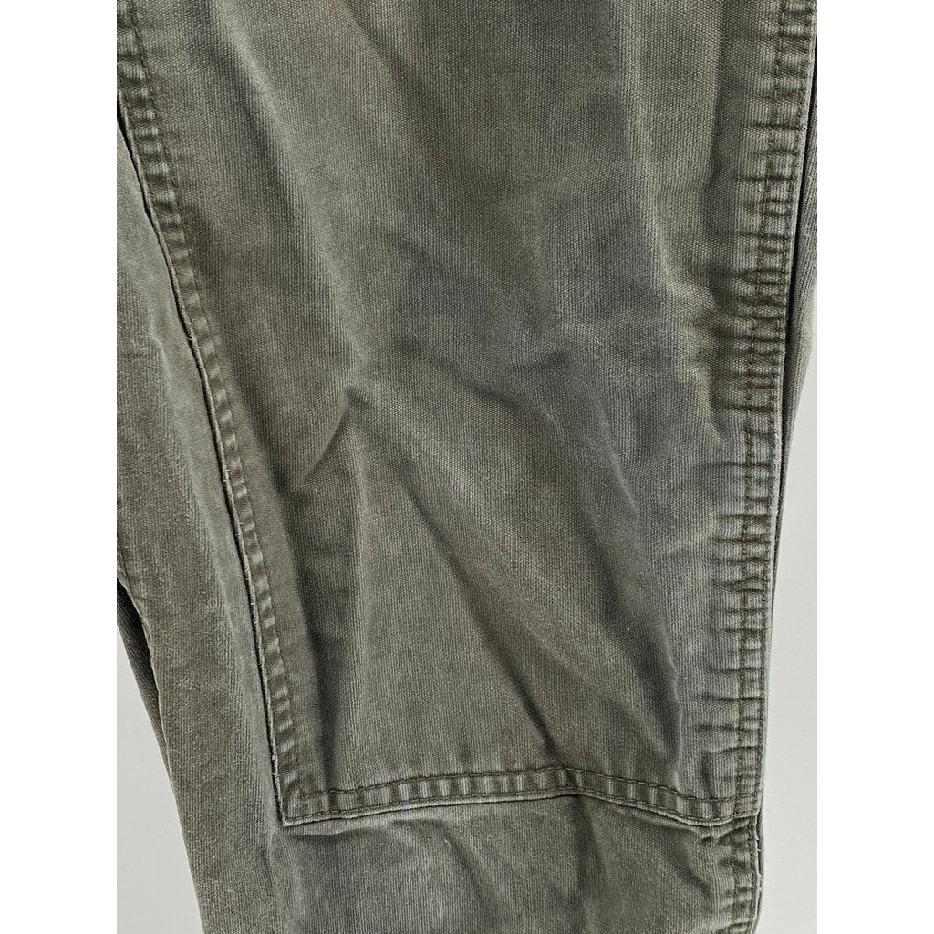 UNILQO Men's Dark Green Straight-Leg J Easy Work Pant SZ S