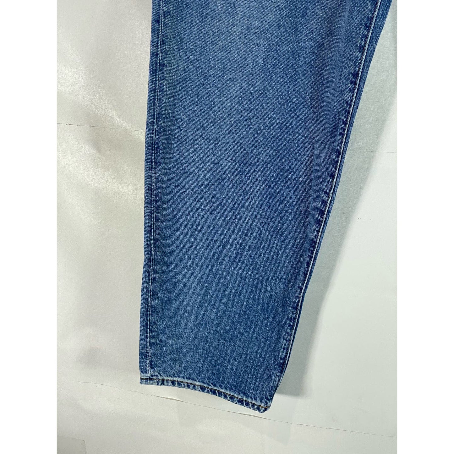 J.CREW Women's Blue Reef Wash Slouchy-Straight Mid Rise Denim Jean SZ 31