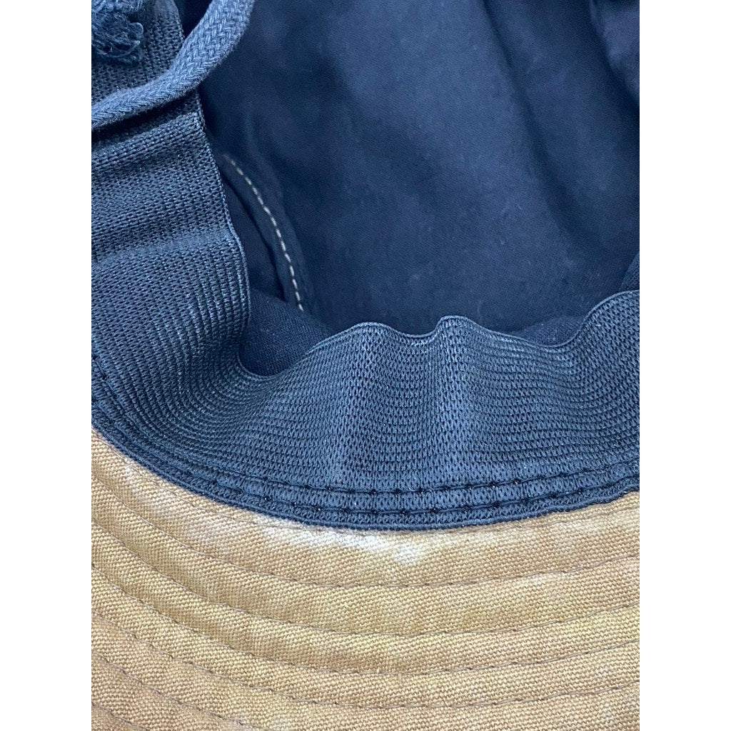 OBEY Men’s Tan Canvas Vintage Casual Neck-Tie Bucket Hat SZ OS