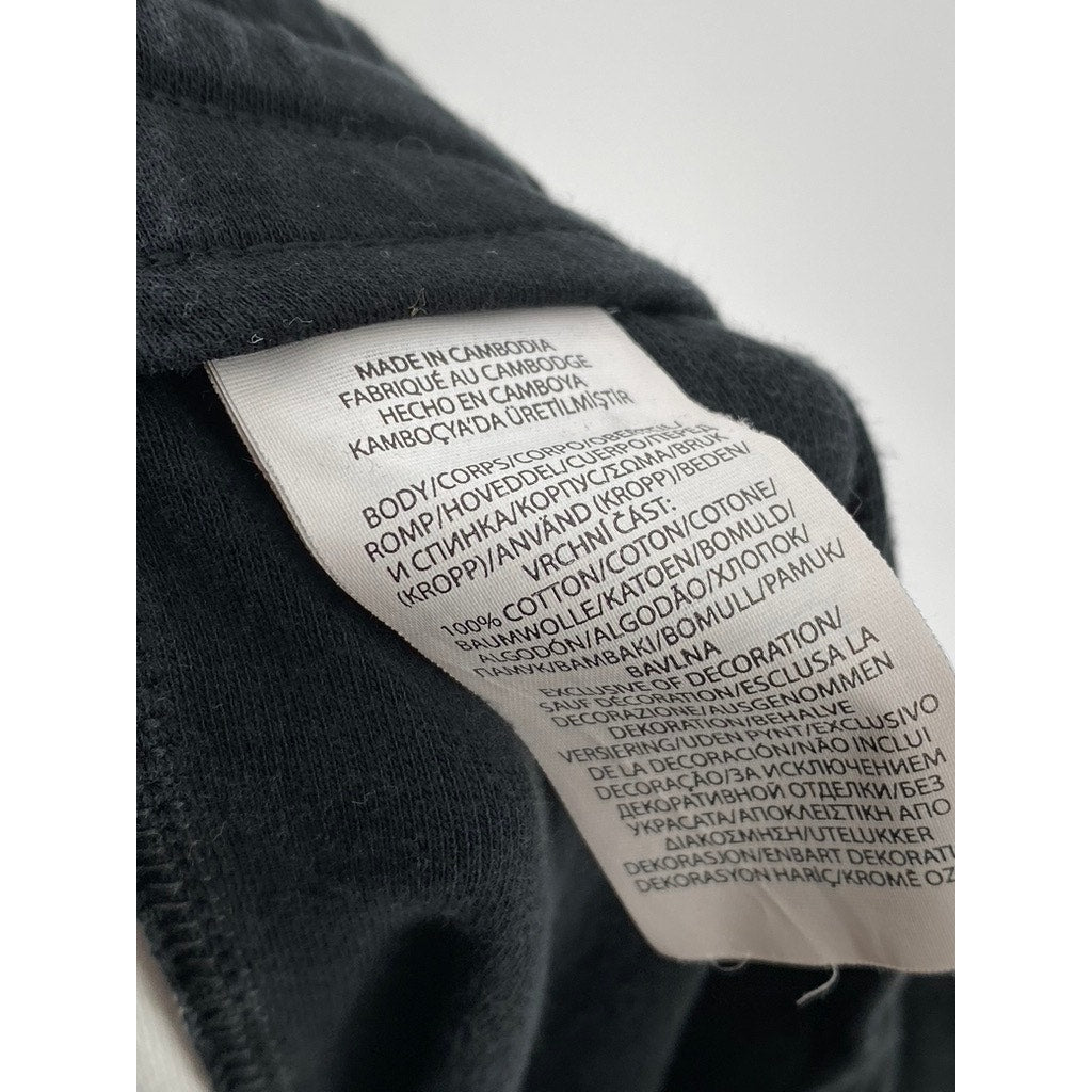 POLO RALPH LAUREN Men's Black-White Side Stripe Pull-On Track Pants SZ M