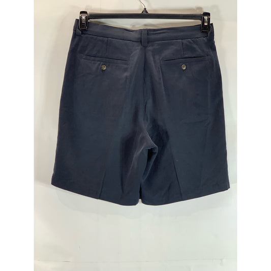 TOMMY BAHAMA Men's Navy Pleated Silk Chino Shorts SZ 33