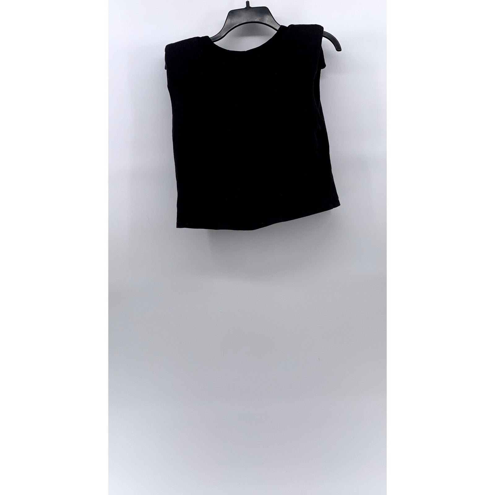 ZARA Women's Black Basic Collection Path Of Glory Rose Padded Muscle Top SZ S