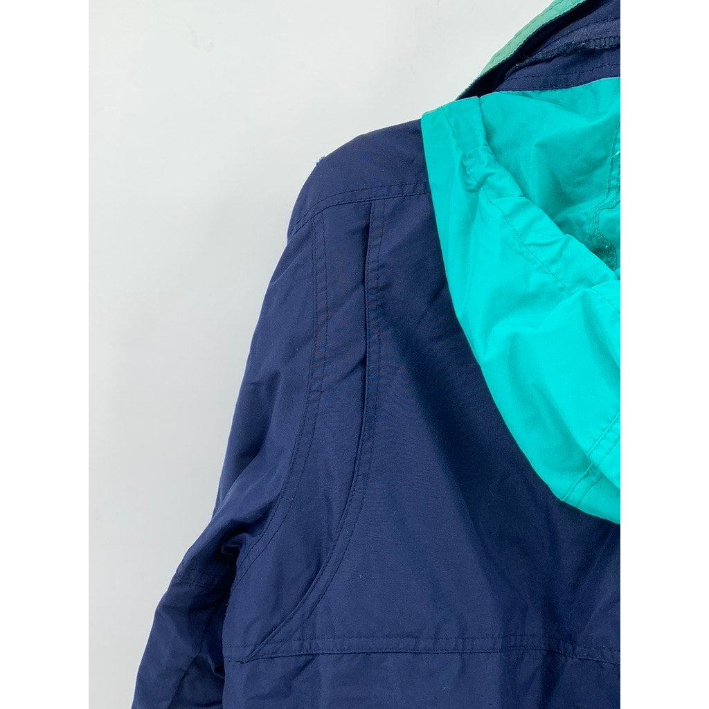 PACIFIC TRAIL Men's Vintage Blue Barrier Cloth Zip-Up Jacket SZ S