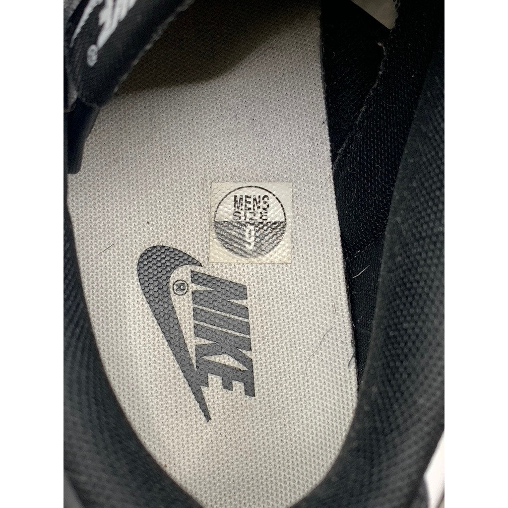NIKE Men's Black-White Dunk Low-Top Sneakers SZ 9