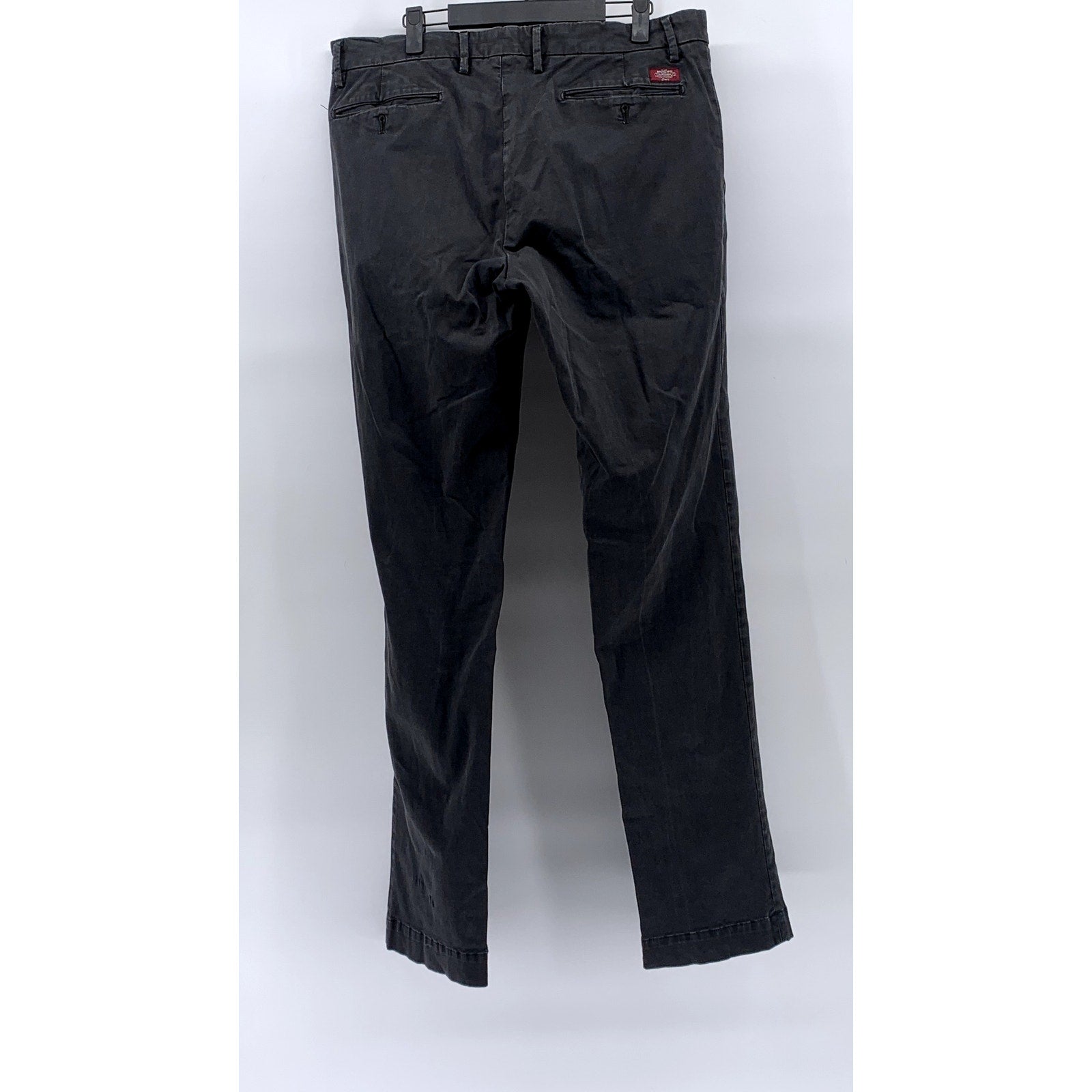 MASONS Men's Black Straight-Leg Chino Pants SZ 52(US36)