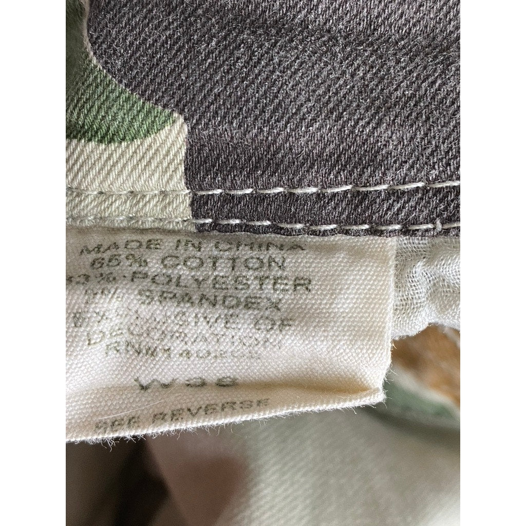 INDIGO PEOPLE Men's Beige-Multi Camo Print Regular-Fit Shorts SZ 38