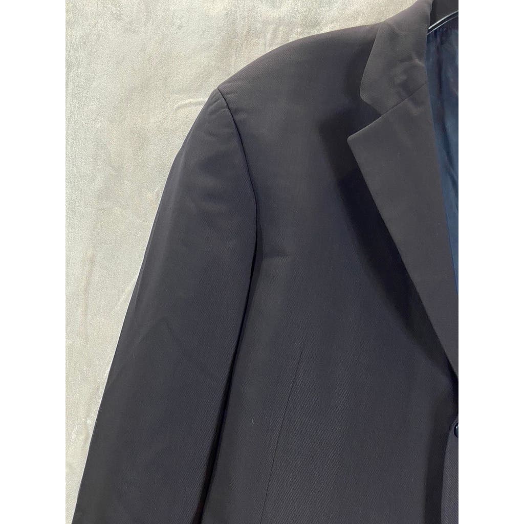 BOSS HUGO BOSS Men's Black Solid Vintage Three-Button Blazer SZ 42R