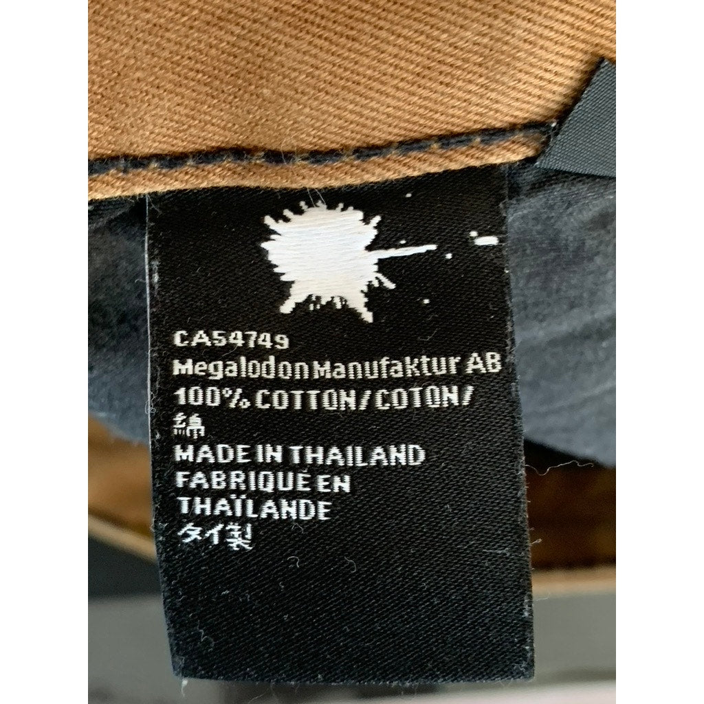 DR. DENIM JEANSMAKER Men's Tan Button-Fly Straight-Leg Four-Pocket Jeans SZ30X32