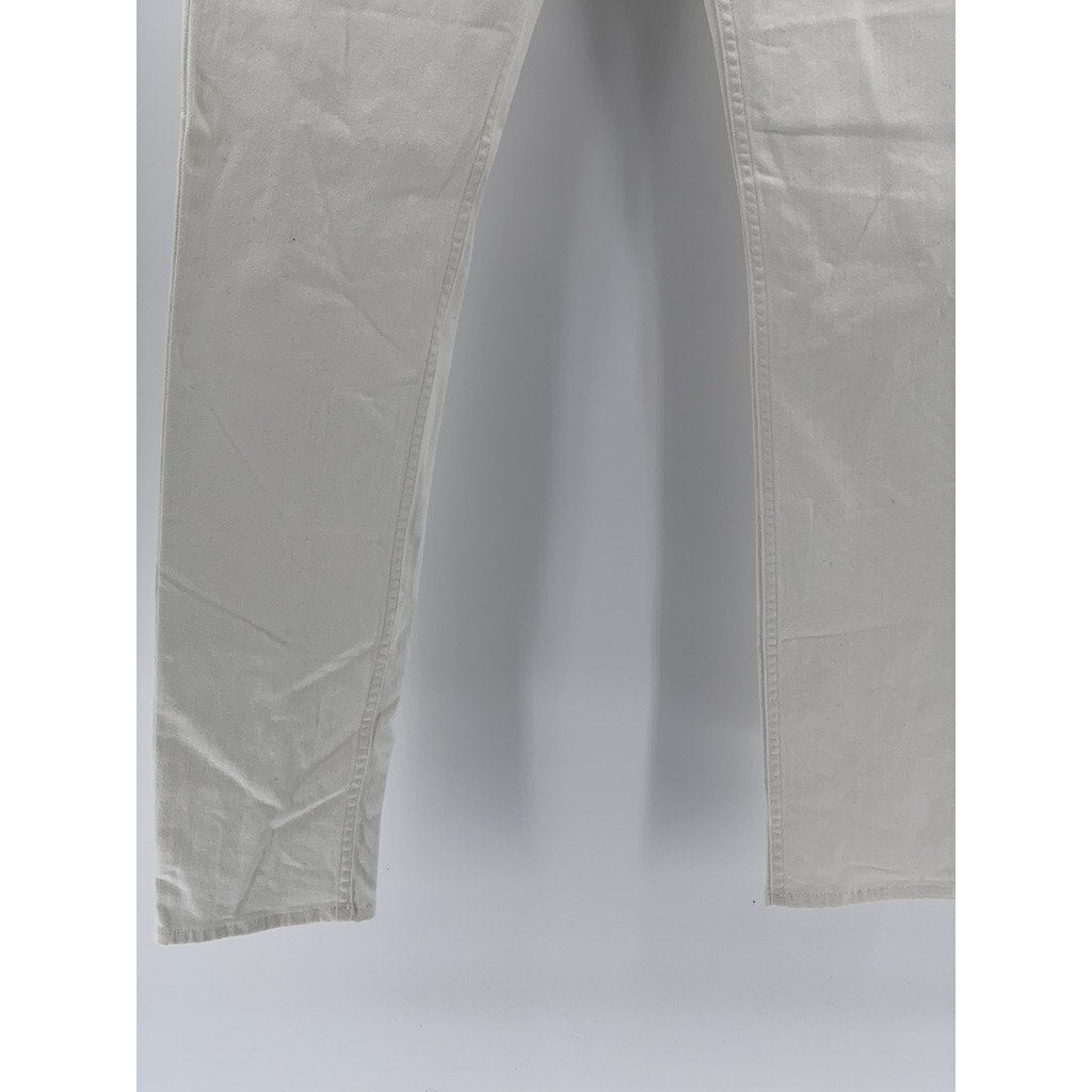 H&M Men's White Skinny-Fit Jeans SZ 30