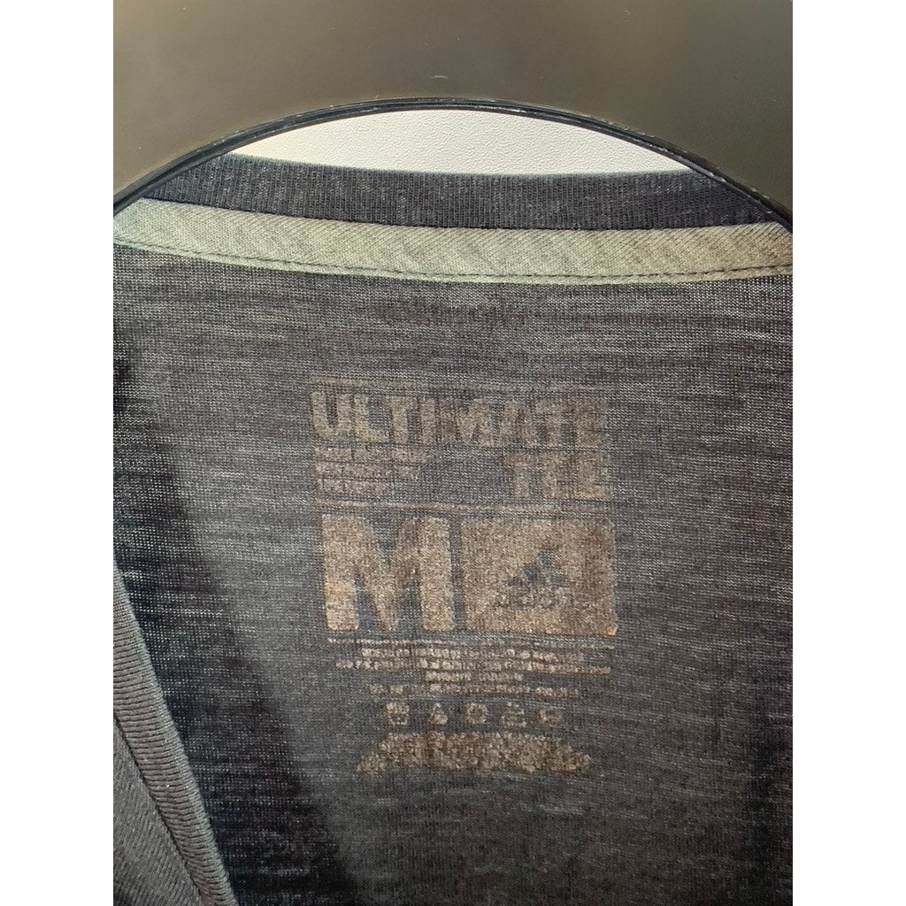 ADIDAS Women's Black Solid Crewneck Short Sleeve Ultimate Tee SZ M