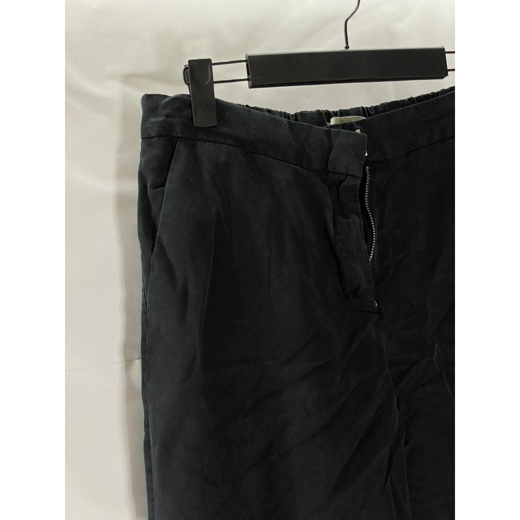 GAP Women's True Black Refined Track Slim Ankle Pant SZ 6