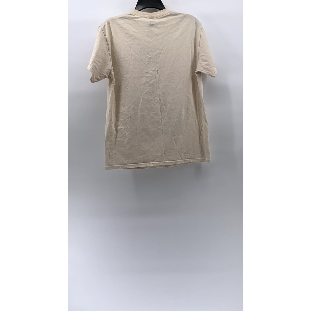 HENDRIX Unisex Adult Beige Crewneck Jimi Hendrix Graphic T-Shirt SZ M