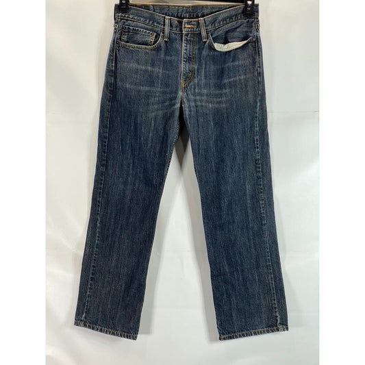 LEVI'S Men's Medium Wash Stretch 514 Straight Fit Five-Pocket Jeans SZ 34X30