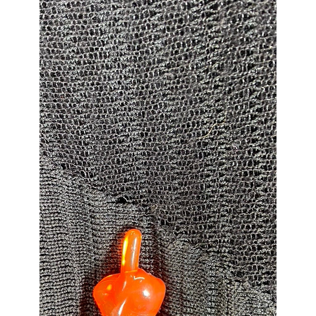 REISS Women's Clemmy Black Pleated Long Sleeve A-line Illusion Dress SZ L