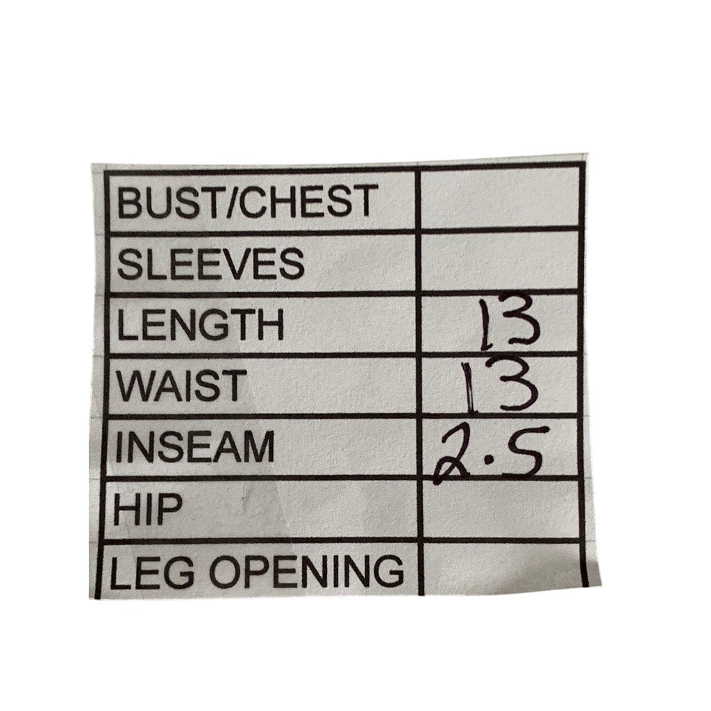 XJBOOST Women's Navy Honeycomb Textured Cinched Shorts SZ S/M