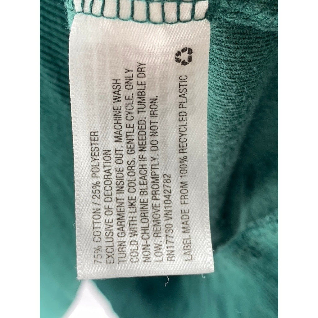 WILD FABLE Women's Green Velour Quarter-Zip Sweatshirt SZ XXL