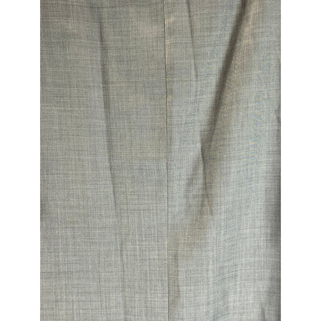 TOMMY HILFIGER Men's Grey Sharkskin Modern-Fit Wool Two-Button Suit Jacket SZ44R